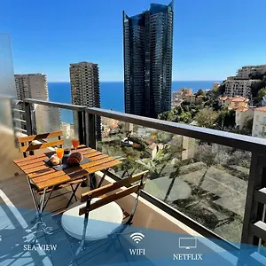  Appartement New Studio, Piscine Et Vue • Proche De Monaco